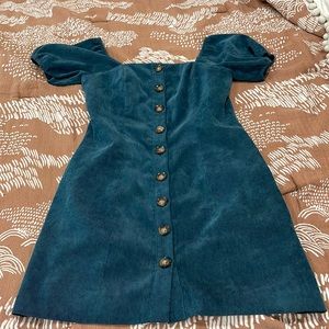 Cali blue corduroy dress